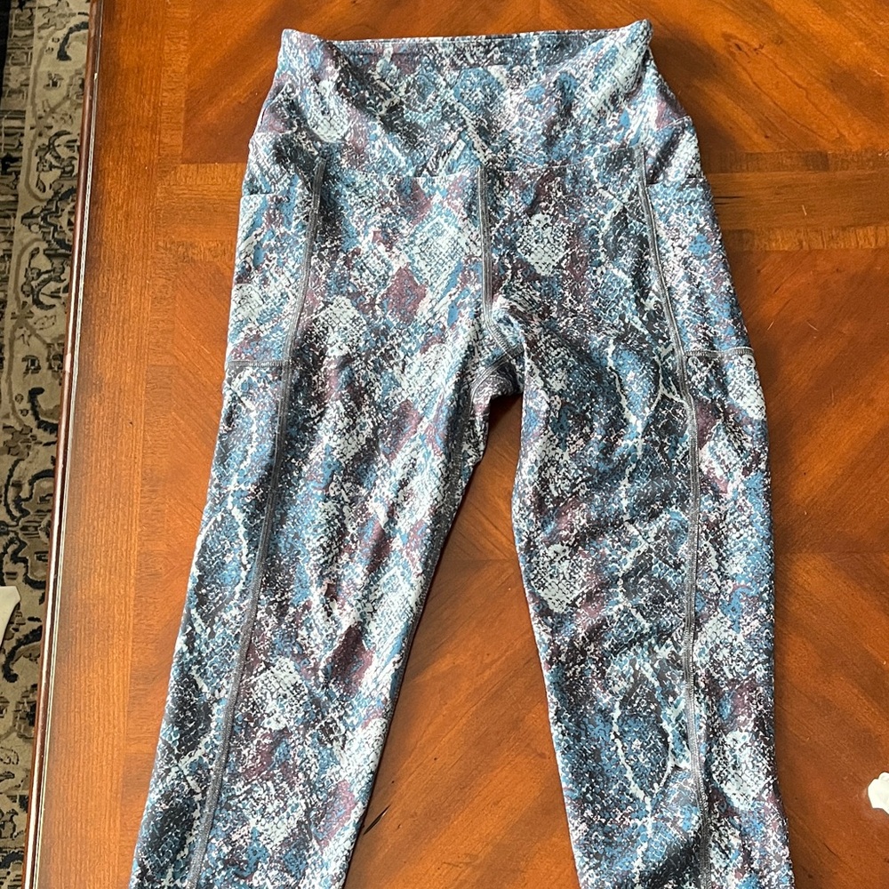 Marika Multicolor Snakeskin Leggings